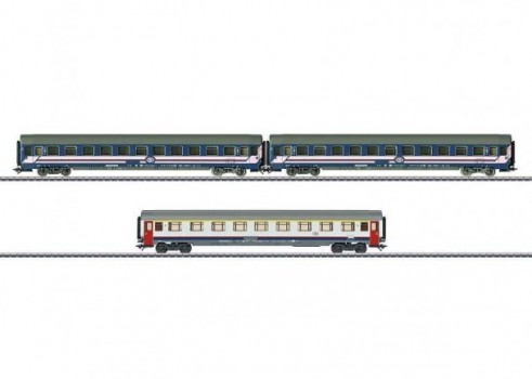 Express Train Passenger Car Set