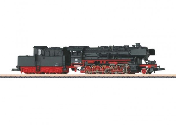 Heavy Freight Locomotive with a Tender with a Brakeman's Cab