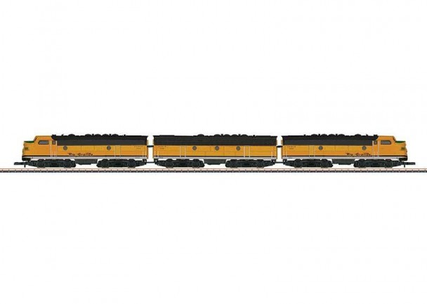 American Diesel-Electric Locomotive as a Three-Unit Combination