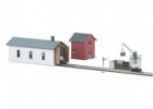 Architectural Building Kit Set for a "Small Railroad Maintenance Facility"