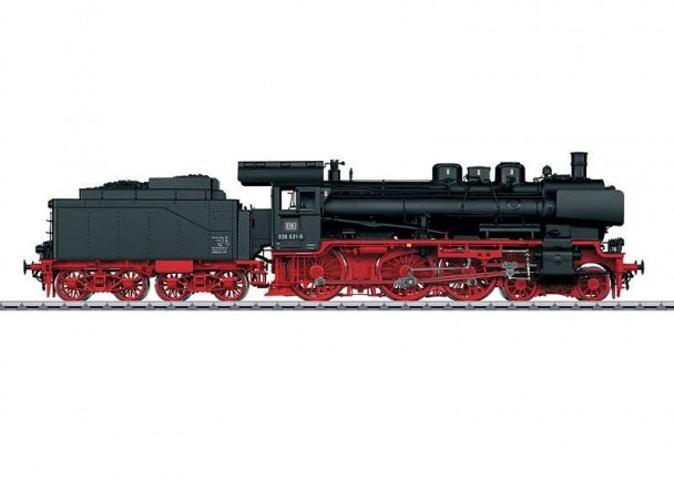 Steam Locomotive with a Tender