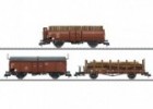 "Loading Wood" Freight Car Set