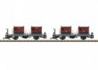 Car Set with Flat Cars for Containers
