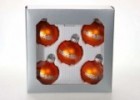 Christmas baubles small orange