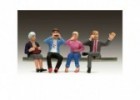 Dining Car Figures, Seated